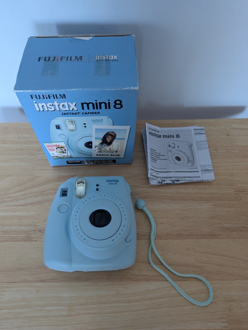 Fujifilm instax mini 8 Instant Camera - Light Blue